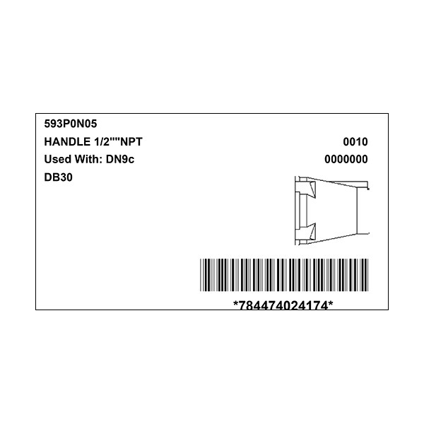 593P0N05 HANDLE W/NPT